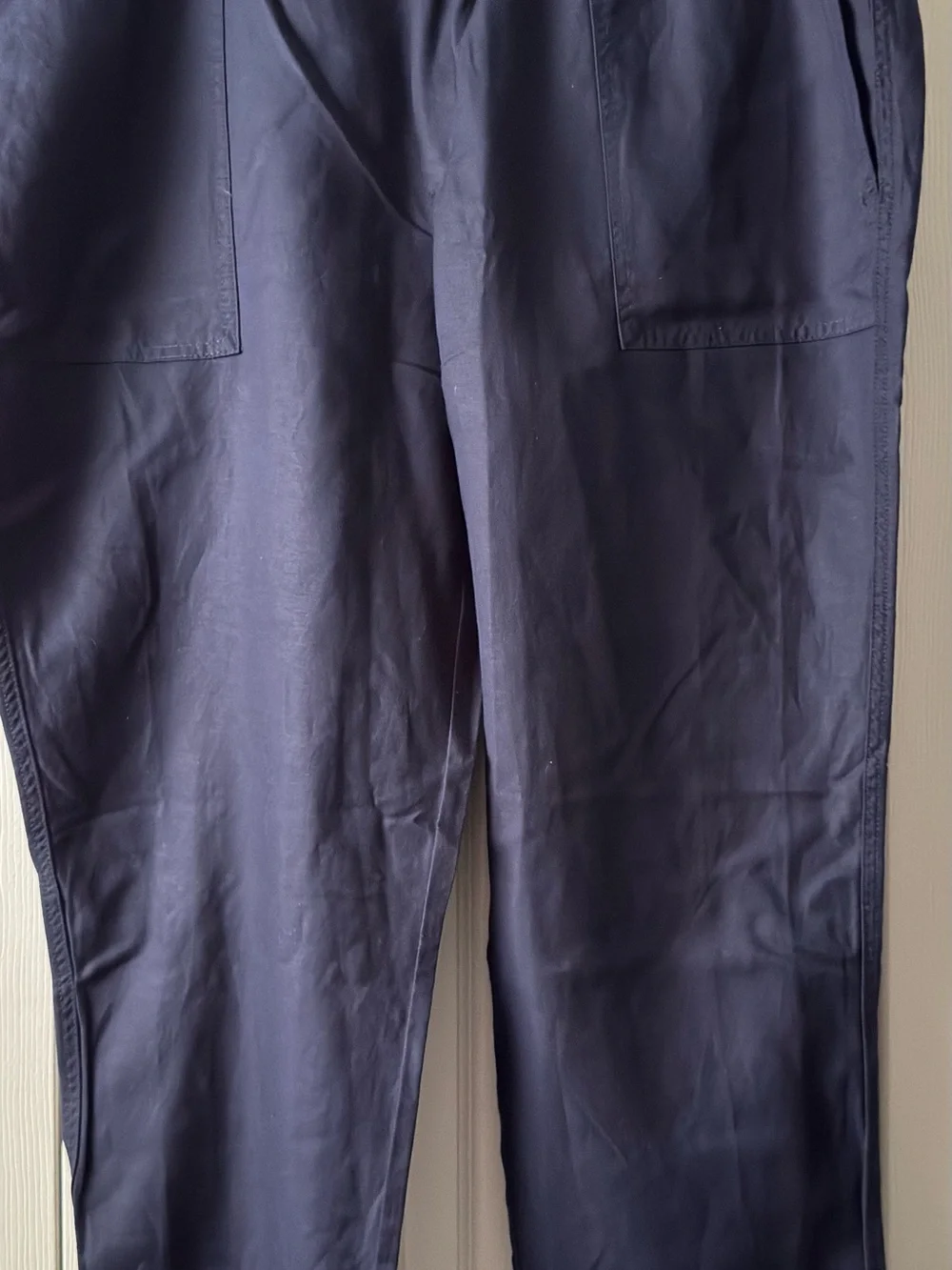 NWT Banana Republic Womens Navy Tapered Crop Pant